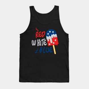 red white blue usa gift Tank Top